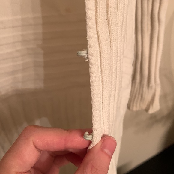 Long sleeve cream fitted cardigan Nordstrom - Picture 2 of 4